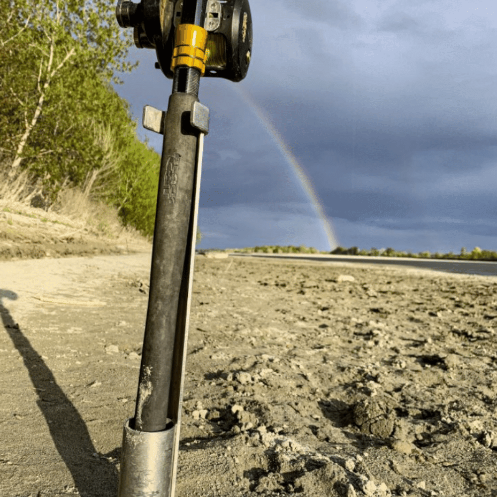 Black Cat Edelstahl-Rutenhalter 85 Cm 4 Black Cat Edelstahl-Rutenhalter 85 Cm – Bild 2